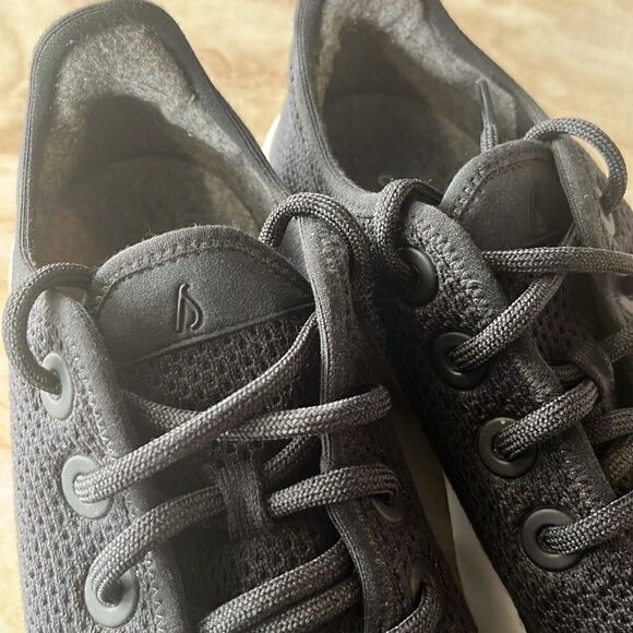 Allbirds Men Tree Runners TR M8 Black Sustainable Sneaker Shoes Size 8 - Picture 2 of 6